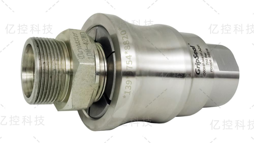 格雷希爾G60HP-M42F系列氣密測試快速密封連接器在大型液壓系統(tǒng)的應用分析