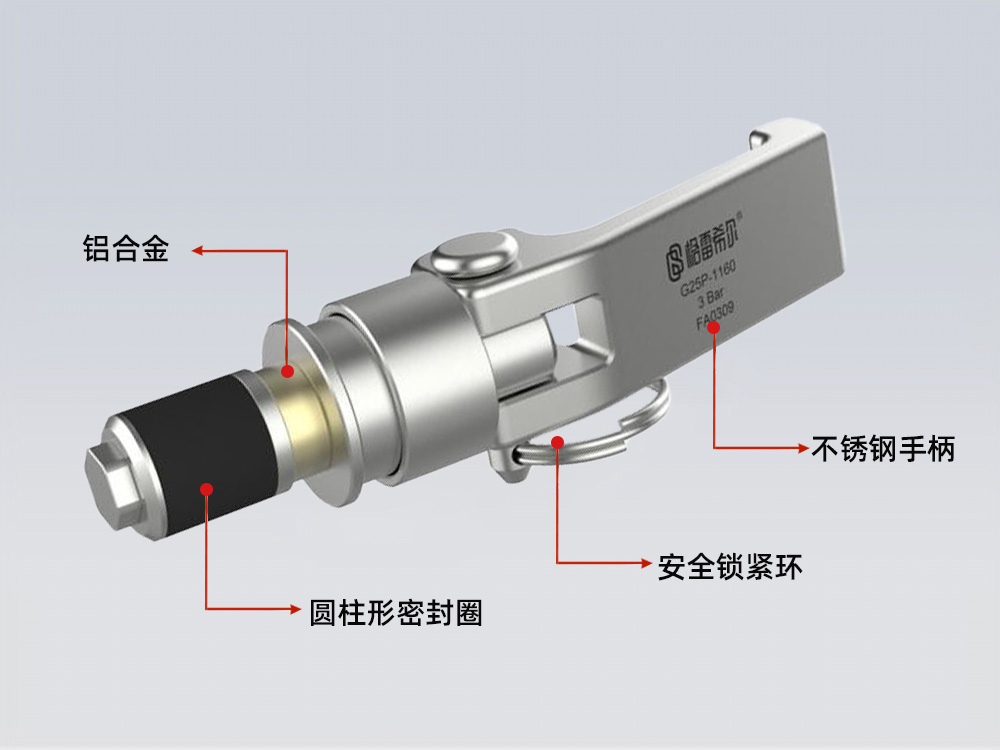 格雷希爾G25P系列低壓內(nèi)脹式密封測試接頭